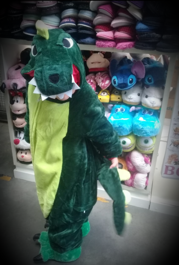 PIJAMA FANTASIA MACACÃO DINOSSAURO KIGURUMI INFANTIL DE 3 A 10 ANOS ZC