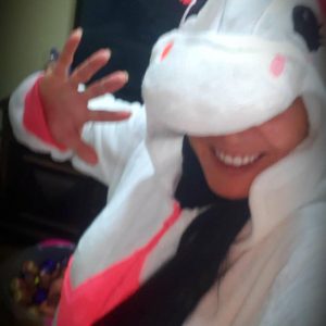 PIJAMA FANTASIA MACACÃO UNICÓRNIO COM ASAS DOURADAS KIGURUMI