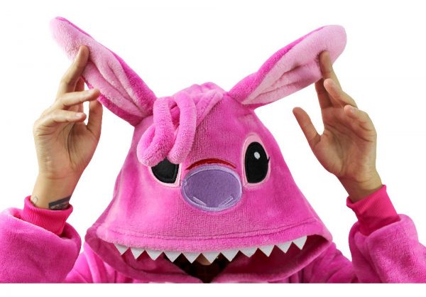PIJAMA MACACÃO ANGEL STITCH KIGURUMI ORIGINAL DISNEY