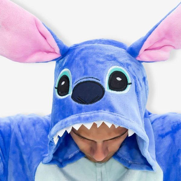 PIJAMA MACACÃO STITCH KIGURUMI ORIGINAL DISNEY