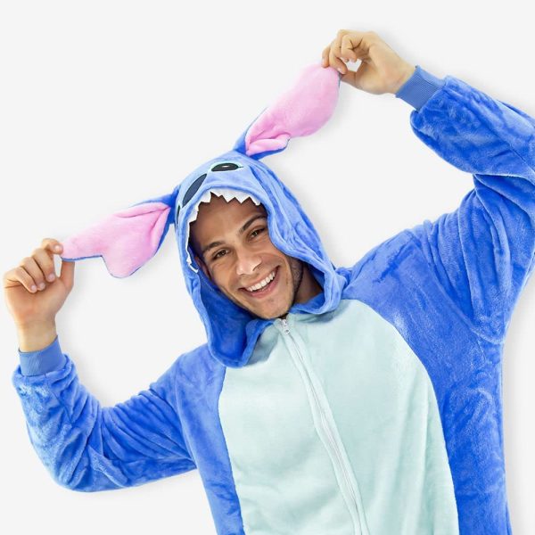 PIJAMA MACACÃO STITCH KIGURUMI ORIGINAL DISNEY