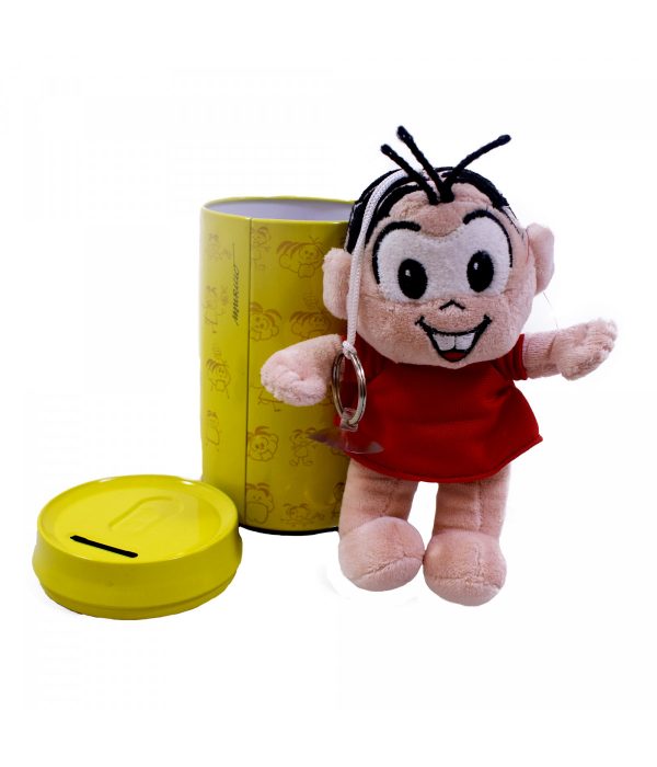 COFRE COM BONECA MÔNICA - TURMA DA MÔNICA