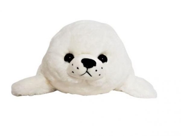 FOCA BRANCA FILHOTE 34 CM
