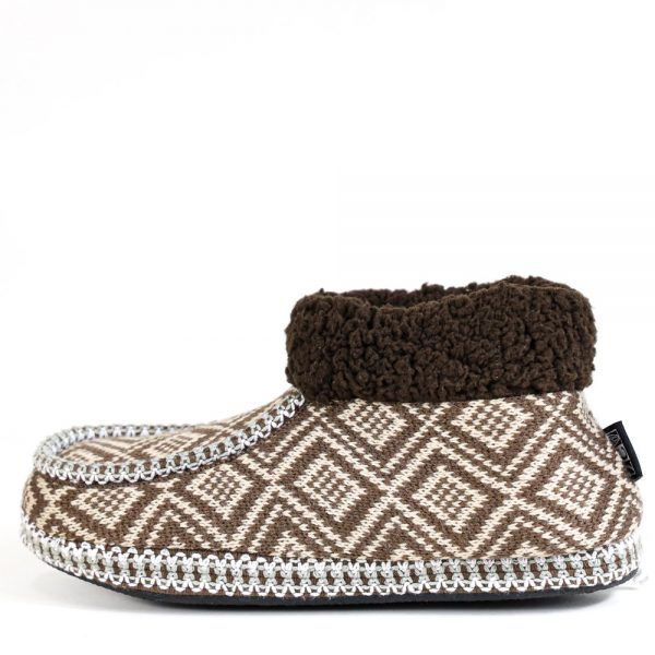 PANTUFA BOTA ALPES MARROM ZC COM LÃ DE CARNEIRO
