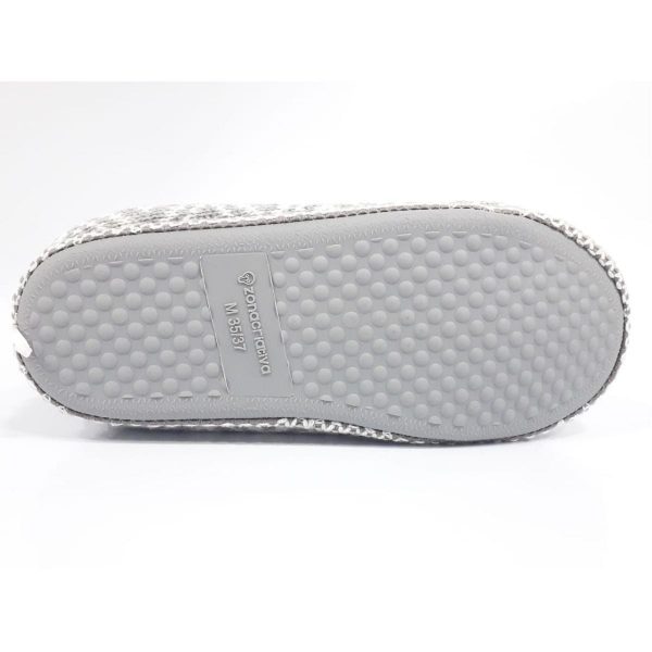 PANTUFA BOTA ALPES CINZA ZC COM LÃ DE CARNEIRO
