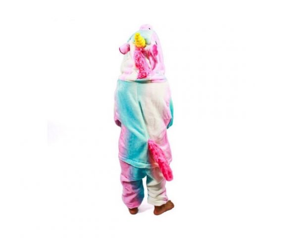 PIJAMA FANTASIA MACACÃO UNICÓRNIO COLORIDO INFANTIL 3/4 E 7/8 ANOS ZC