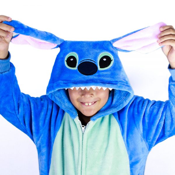 PIJAMA FANTASIA MACACÃO STITCH INFANTIL