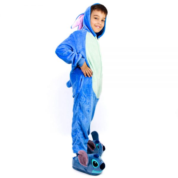 PIJAMA FANTASIA MACACÃO STITCH INFANTIL