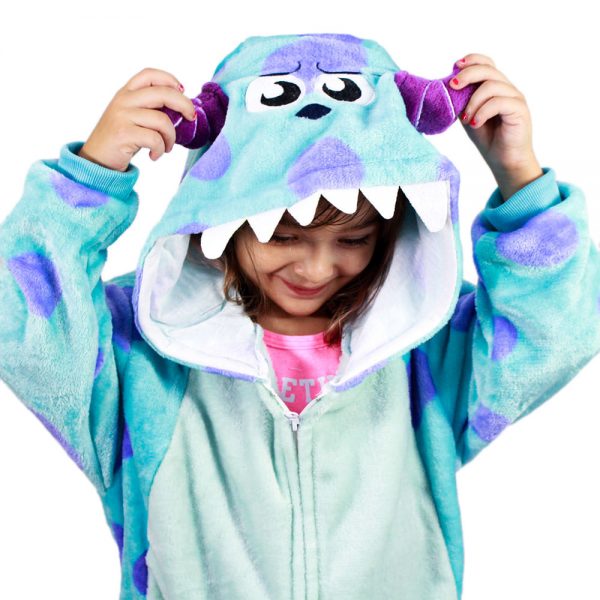 PIJAMA FANTASIA MACACÃO SULLEY SULLIVAN INFANTIL