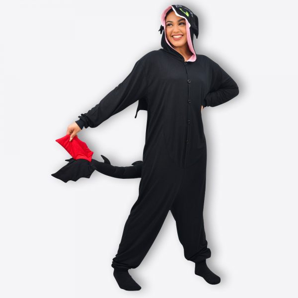 MACACAO PIJAMA KIGURUMI VERAO ADULTO BANGUELA DRAGÃO