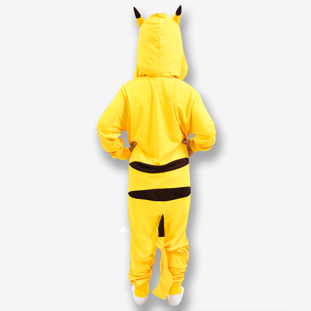 Pikachu Pokemon Fantasia Pijama Kigurumi Macacão Roupa Adulto A