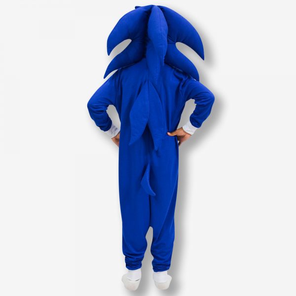 MACACAO PIJAMA KIGURUMI VERAO SONIC INFANTIL 8 A 10 ANOS