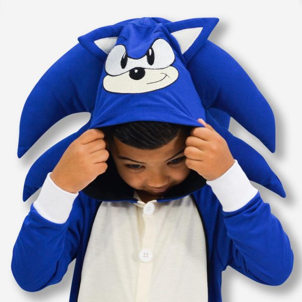 MACACAO PIJAMA KIGURUMI VERAO SONIC INFANTIL 8 A 10 ANOS
