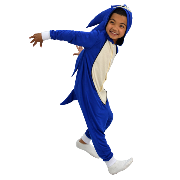 MACACAO PIJAMA KIGURUMI VERAO SONIC INFANTIL 8 A 10 ANOS