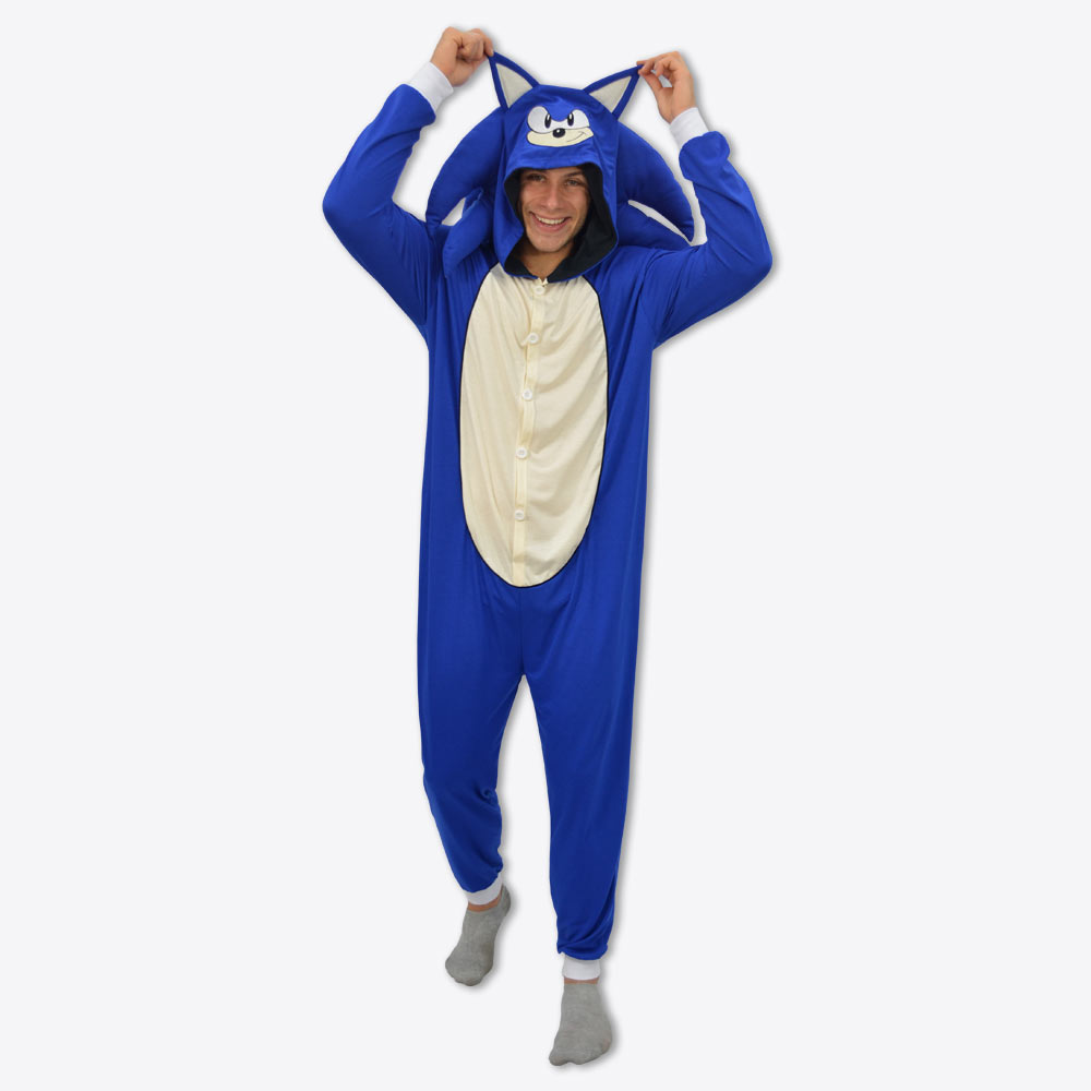 MACACAO PIJAMA KIGURUMI VERAO SONIC ADULTO – Loja Angels Fly