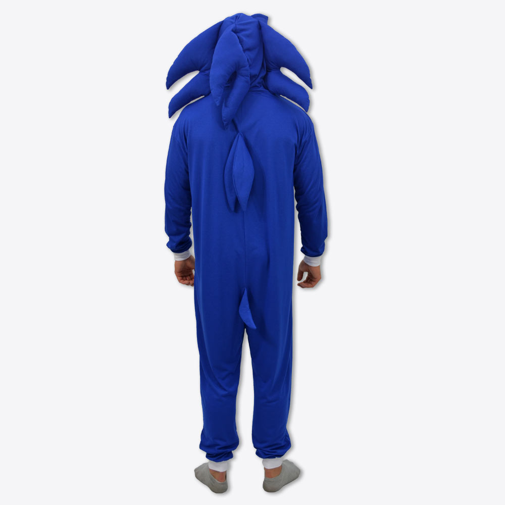 Pijama Infantil Macacão Kigurumi Fantasia Sonic Parmalat Cur