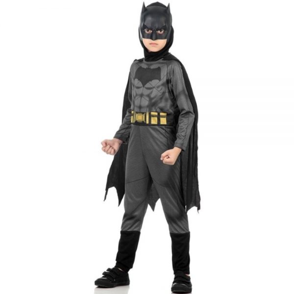 FANTASIA BATMAN STD LONGA INFANTIL LUXO DE 3 A 12 ANOS SULAMERICANA