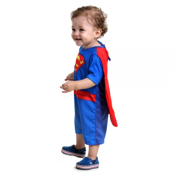 FANTASIA SUPER HOMEM BEBE DE 1 A 3 ANOS SULAMERICANA