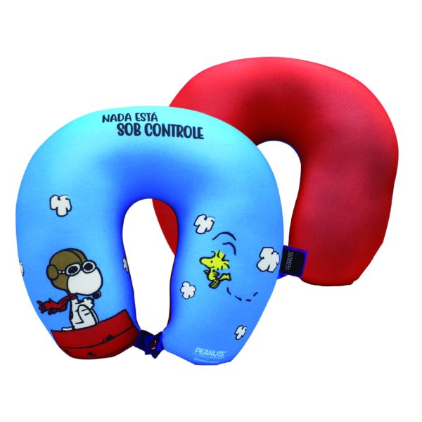 ALMOFADA PESCOÇO MICROPEROLAS SNOOPY