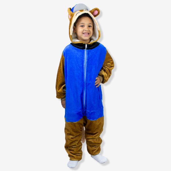 PIJAMA FANTASIA MACACÃO KIGURUMI CHASE PATRULHA CANINA