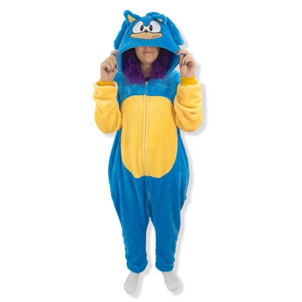PIJAMA FANTASIA MACACÃO SONIC INFANTIL
