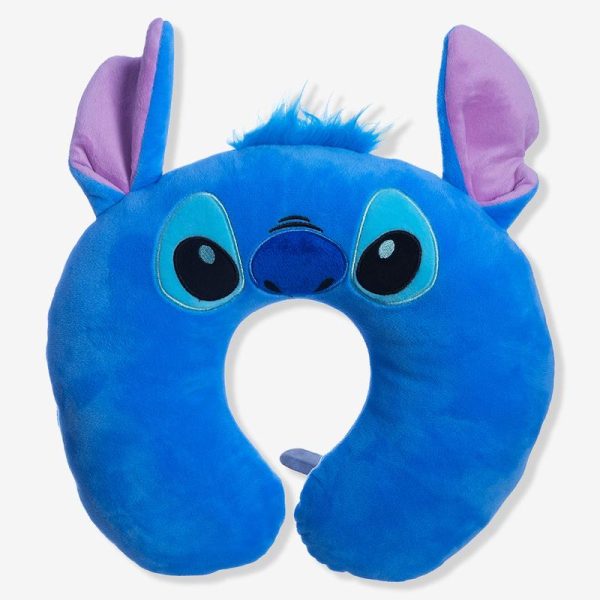 ALMOFADA PESCOCEIRA STITCH 3D COM APLIQUE DISNEY