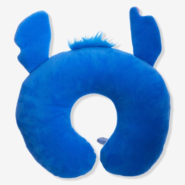 ALMOFADA PESCOCEIRA STITCH 3D COM APLIQUE DISNEY