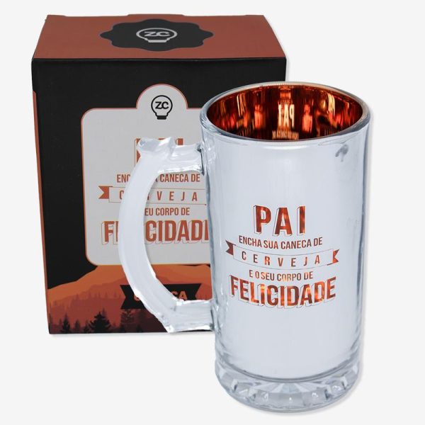 CANECA CHOP ELETROSTATICA PAI FELICIDADE