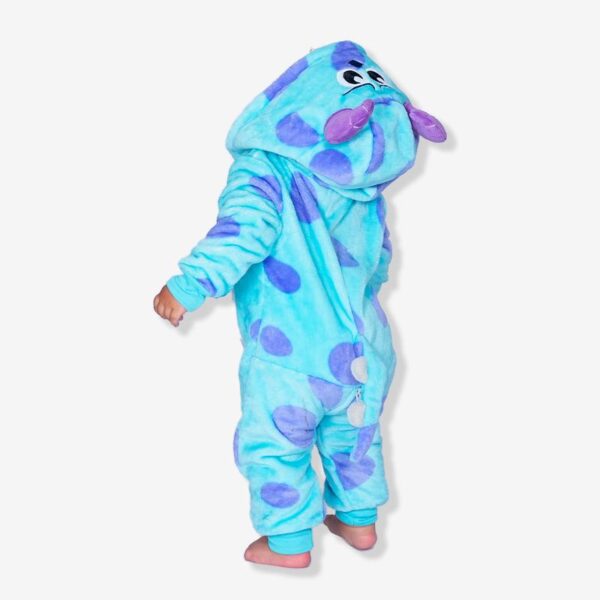 PIJAMA FANTASIA MACACÃO SULLEY SULLIVAN BEBE 1 E 2 ANOS