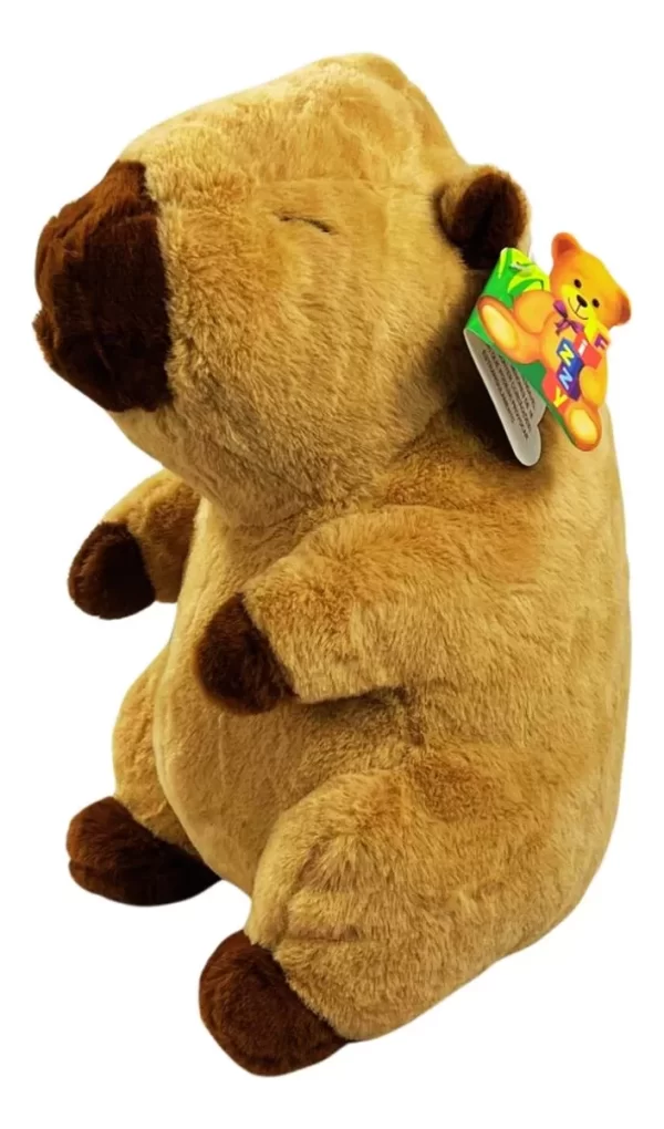 PELÚCIA CAPIVARA BEGE OU MARROM (28 CM)