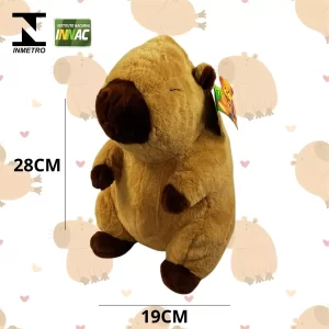PELÚCIA CAPIVARA BEGE OU MARROM (28 CM)