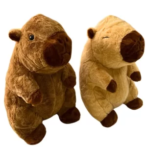PELÚCIA CAPIVARA BEGE OU MARROM (28 CM)