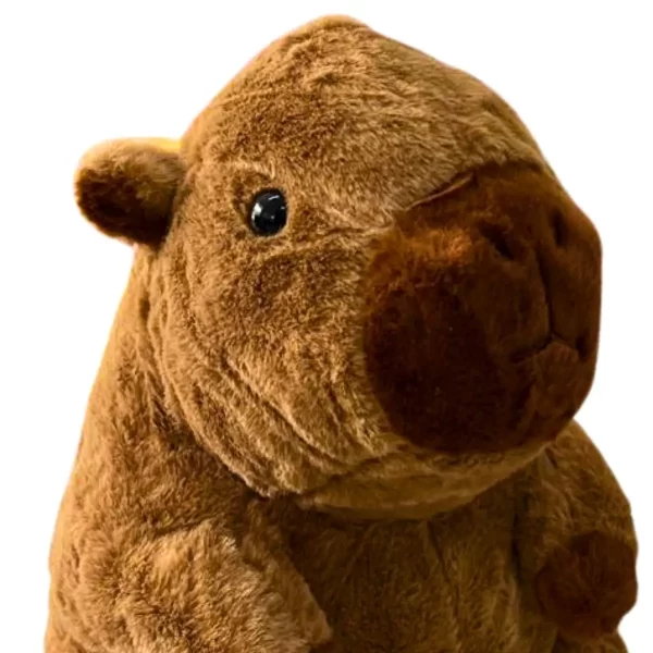 PELÚCIA CAPIVARA BEGE OU MARROM (28 CM)