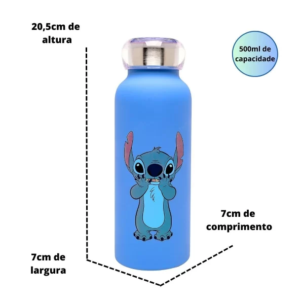 GARRAFA BUBLE STITCH 500 ML
